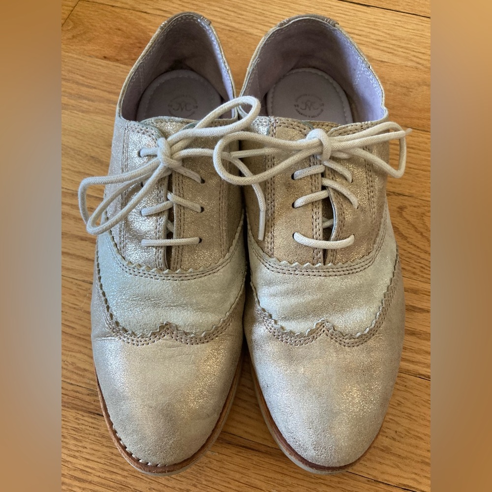 Johnston & Murphy Belinda Multi Metallic Oxfords Size 7